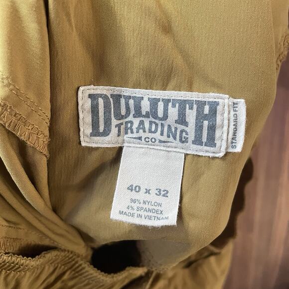 Duluth Trading Co Duluthflex Hike Yeah Cargo Hiking Pants 40 X 32 Standard Fit - Picture 6 of 10